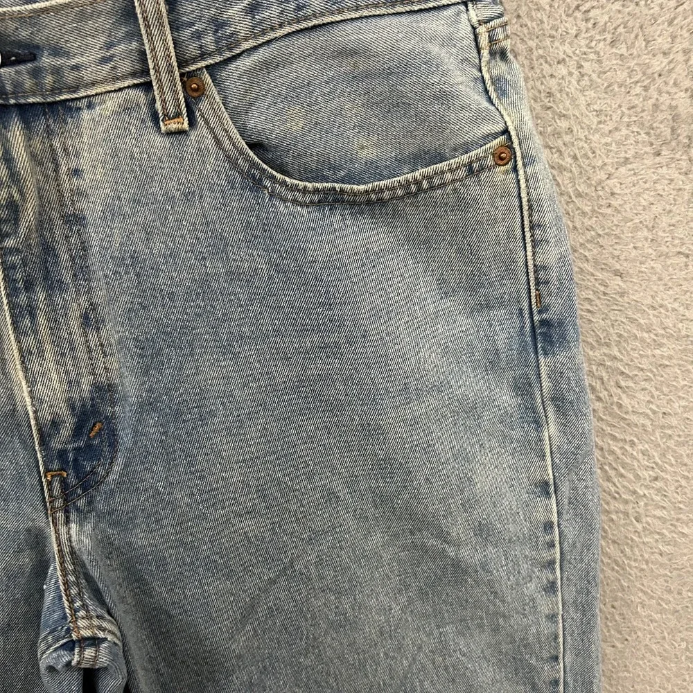 Levis Jeans Mens 38x34 Blue Denim 550 Relaxed Fit American Work Wear Light Wash